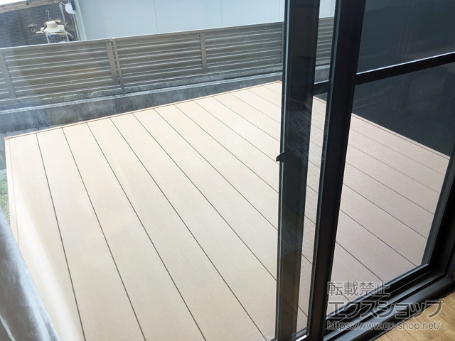 京都府向日市ののウッドデッキ リウッドデッキ 200 施工例