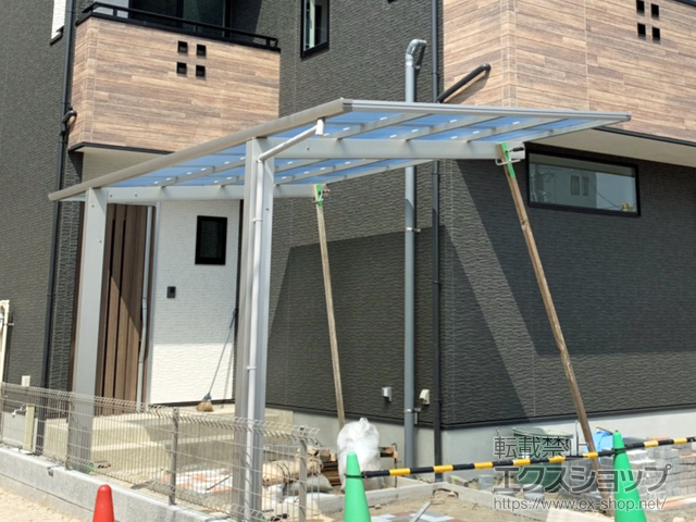 広島県広島市ののカーポート エフルージュグラン　積雪〜20cm対応 施工例