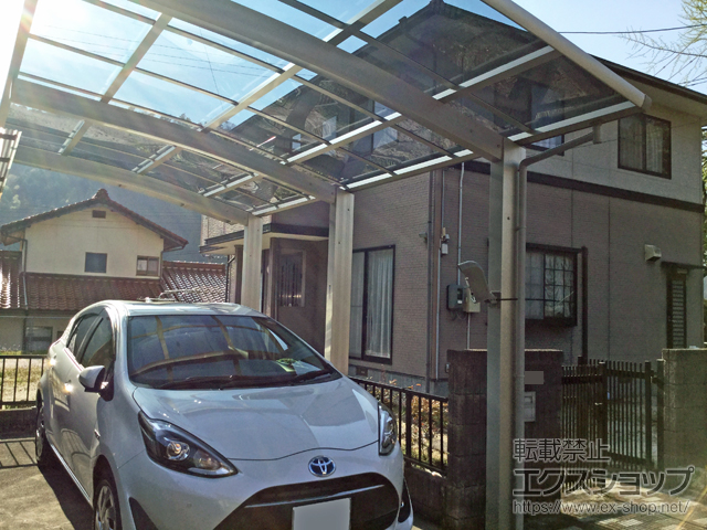 山口県岩国市ののカーポート レイナポートグラン50 積雪〜50cm対応 施工例