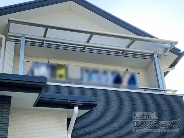兵庫県加古川市ののバルコニー・ベランダ屋根 ヴェクターテラス F型 屋根タイプ 単体 積雪〜20cm対応 施工例