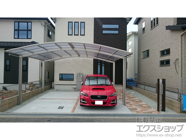 兵庫県明石市ののカーポート レイナツインポートグラン　積雪〜20cm対応 施工例