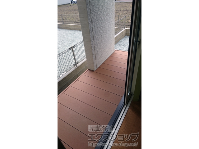 兵庫県明石市ののウッドデッキ リウッドデッキ 200 ※L字納まり 施工例