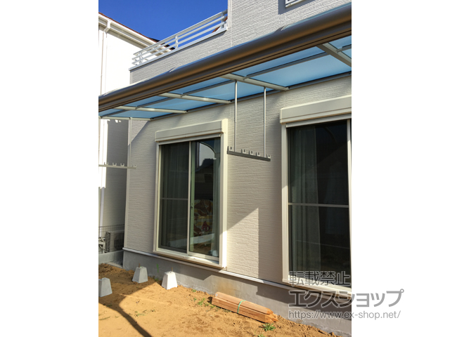 東京都あきる野市ののテラス屋根 ヴェクターテラス R型 テラスタイプ 単体 積雪〜20cm対応 施工例