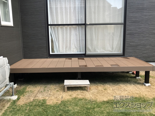 北海道札幌市ののウッドデッキ リウッドデッキ 200 施工例