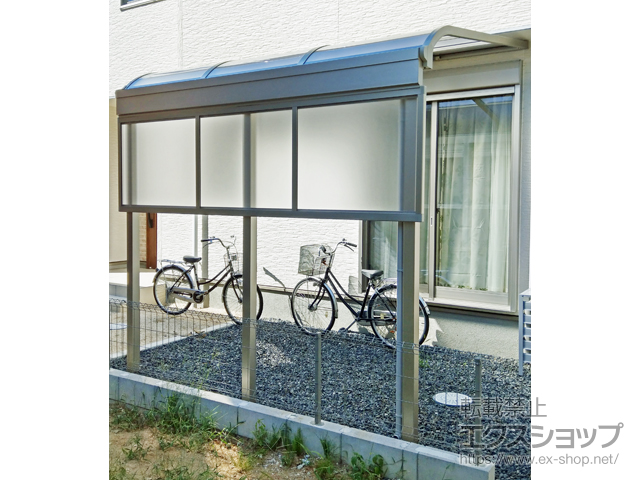 愛知県豊田市ののテラス屋根 ソラリア R型 テラスタイプ 単体 積雪〜20cm対応 施工例