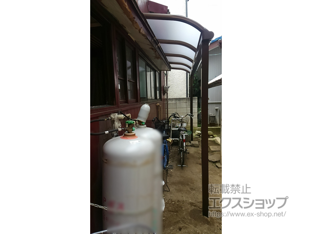 埼玉県川口市ののテラス屋根 ヴェクターテラス R型 テラスタイプ 単体 積雪〜20cm対応 施工例