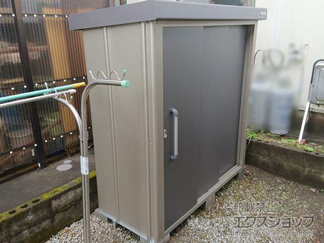 宮崎県宮崎市のの物置・屋外倉庫 エスケーエイト SK8-50 一般型 1800×800×1940 SK8-50-GK 施工例