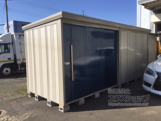 京都府福知山市のの物置・屋外倉庫 Mr.ストックマンダンディ 一般型 5079×1922×2110（ND-5019） ND-5019-DB 施工例