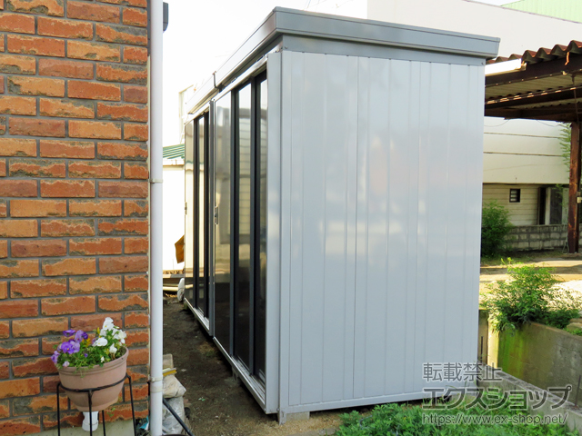 香川県善通寺市のの物置・屋外倉庫 断熱物置 ネクスタプラス 扉タイプ 一般型 1790×1370×2375（NXP-25HT） NXP-25HT-PG 施工例