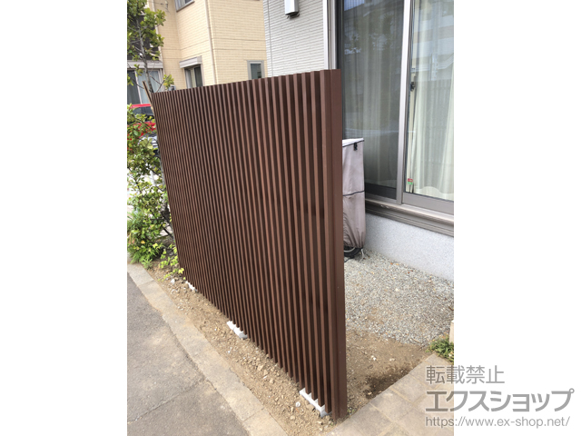 東京都日野市ののフェンス・柵 ラインスタイル Mタイプ 隙間30mm 施工例