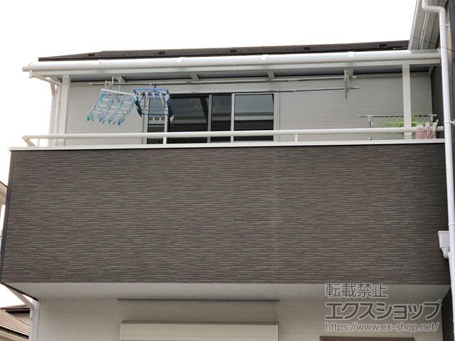東京都八王子市ののバルコニー・ベランダ屋根 スピーネ R型 屋根タイプ 単体 積雪〜20cm対応 施工例