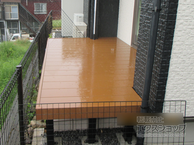 長野県須坂市ののウッドデッキ リウッドデッキ 200 施工例