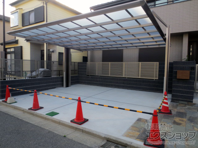 埼玉県さいたま市ののカーポート マイポートOrigin オリジン ワイド 積雪〜20cm対応 施工例