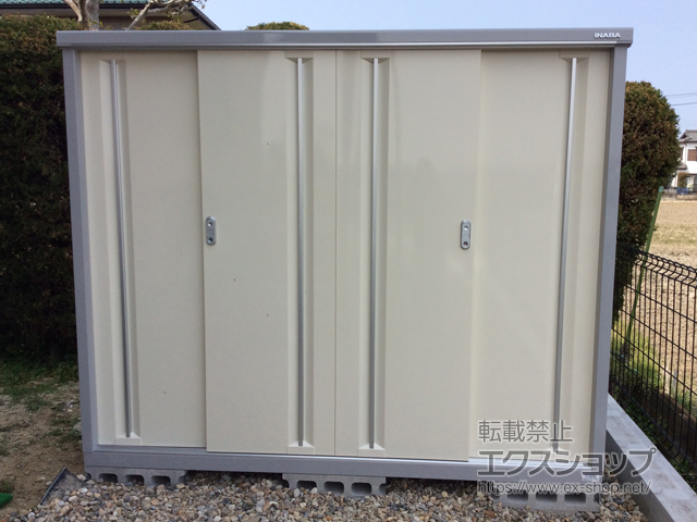 愛知県稲沢市のの物置・屋外倉庫 シンプリー 一般型 1940×905×1603（MJX-199D） MJX-199D-FW 施工例