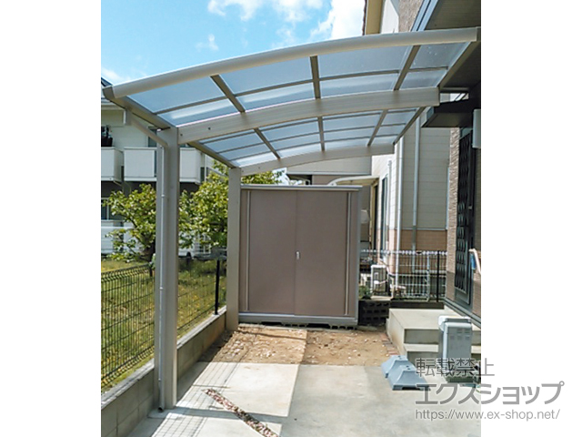 兵庫県赤穂市のの物置・屋外倉庫 シンプリー 一般型 1740×905×1903 MJX-179E-AR 施工例