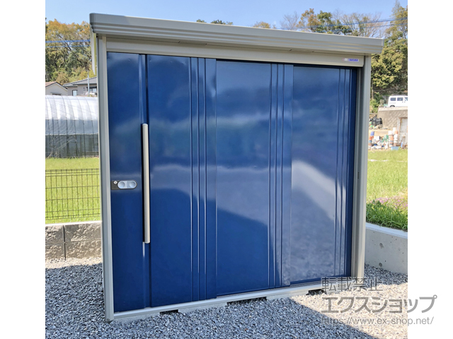 長崎県大村市のの物置・屋外倉庫 Mr.ストックマンダンディ 一般型 ND-2215-DB 施工例