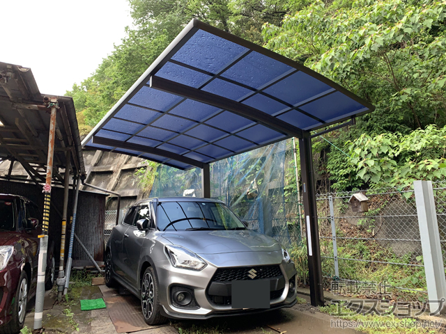 神奈川県横浜市ののカーポート プレシオスポート 積雪〜20cm対応 施工例