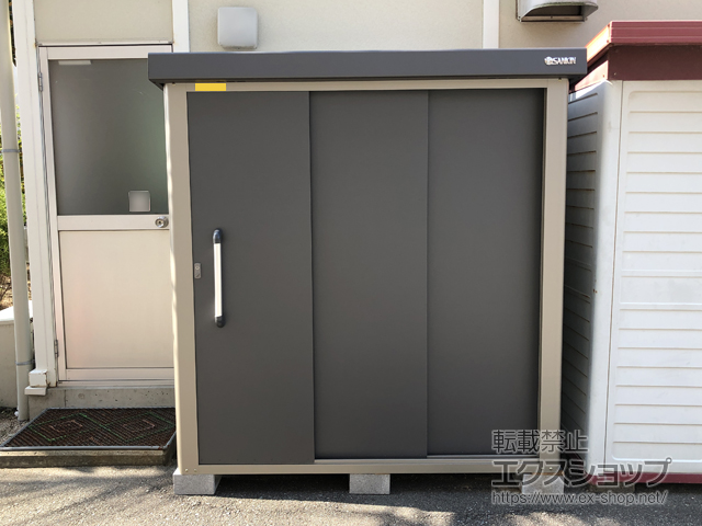 兵庫県明石市のの物置・屋外倉庫 エスケーエイト SK8-50 一般型 1800×800×1940 SK8-50-GK 施工例