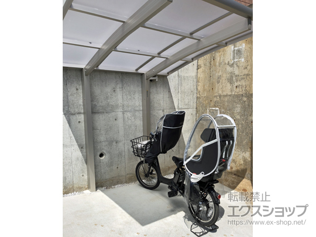 神奈川県伊勢原市ののサイクルポート・駐輪場 プレシオスポート ミニ 積雪〜20cm対応 施工例