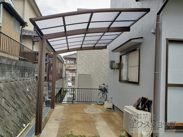 広島県廿日市市ののカーポート レイナポートグラン　積雪〜20cm対応 施工例