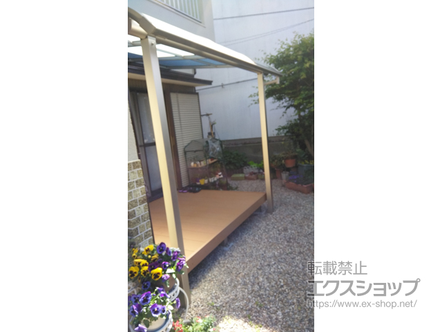 愛知県碧南市ののウッドデッキ マージウッドデッキ 施工例