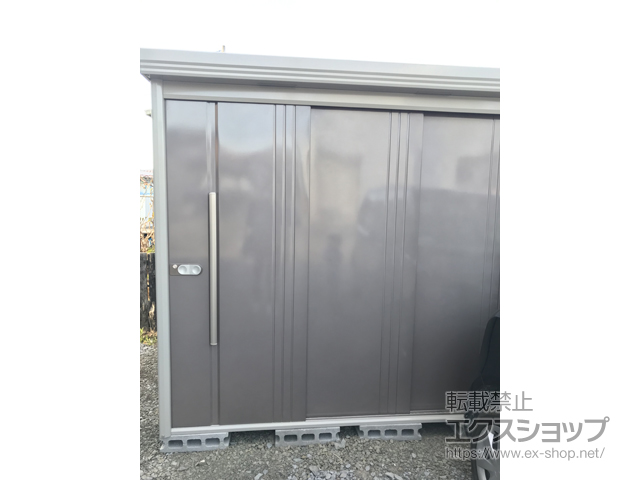 青森県弘前市のの物置・屋外倉庫 Mr.ストックマンダンディ 多雪型 2200×1590×2110 ND-S2215-B 施工例