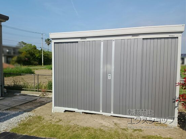 鹿児島県南さつま市のの物置・屋外倉庫 ネクスタ 一般型 3050×2210×2020（NXN-65S） NXN-65S-PG 施工例