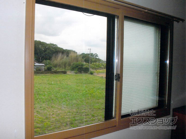 埼玉県北足立郡伊奈町のの二重窓（内窓） プラマードU 引違い窓 2枚建 施工例