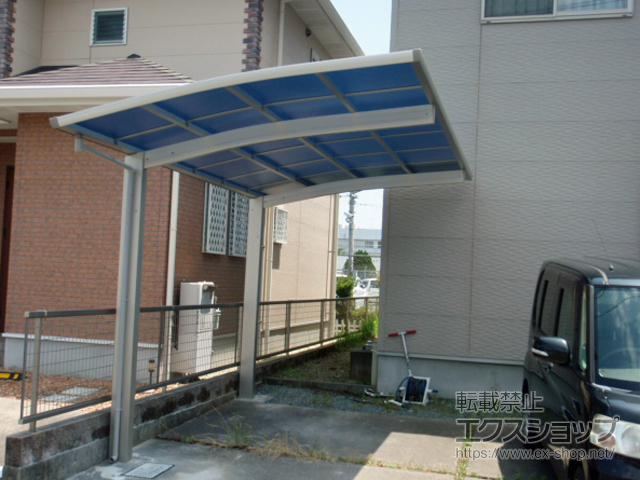 静岡県浜松市ののカーポート プレシオスポート 積雪〜20cm対応 施工例