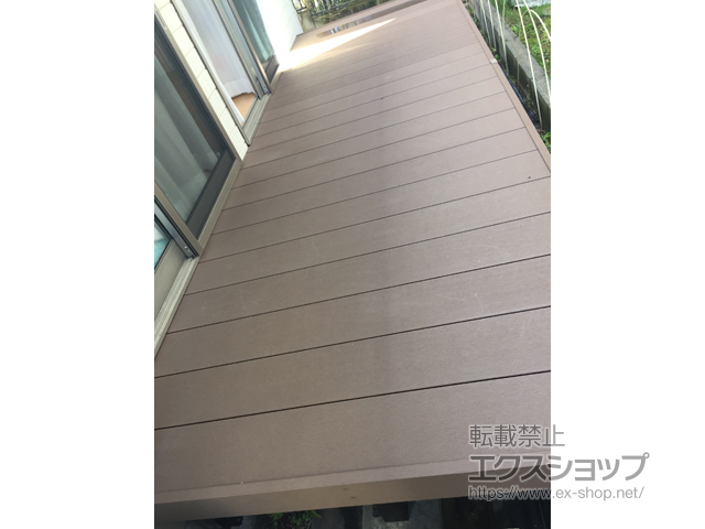 東京都日野市ののウッドデッキ リウッドデッキ 200 施工例