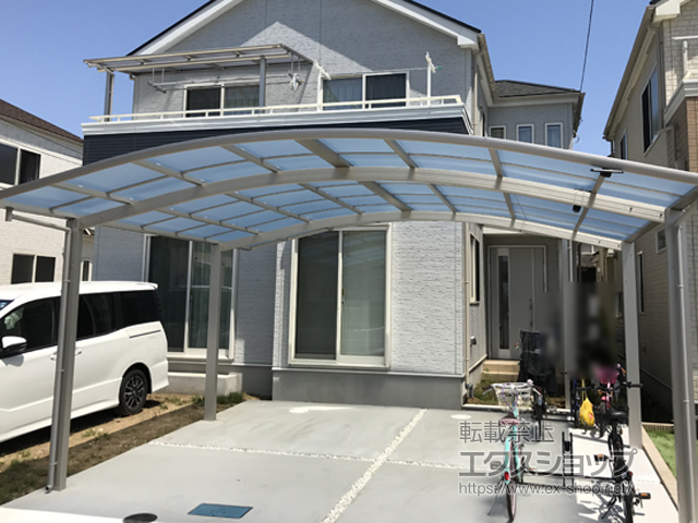 千葉県流山市ののカーポート レイナツインポートグラン　積雪〜20cm対応 施工例