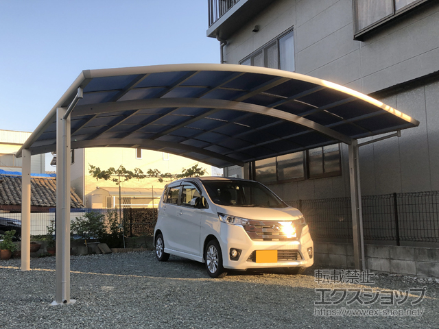 福岡県大牟田市ののカーポート レイナツインポートグラン　積雪〜20cm対応 施工例