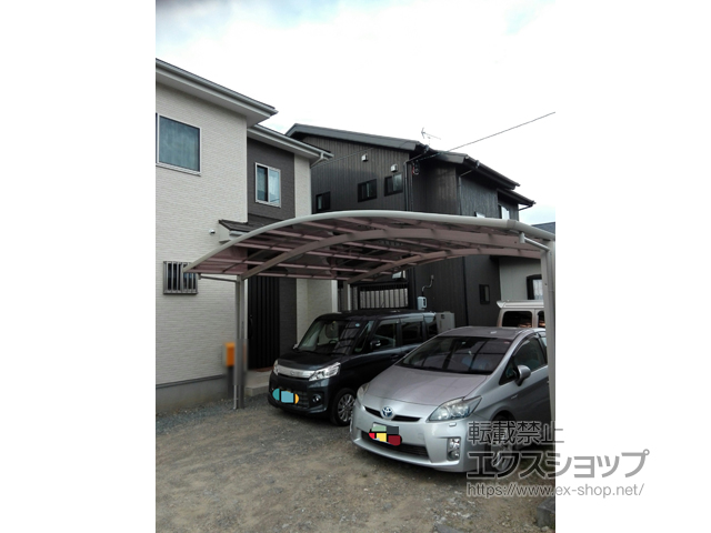 静岡県島田市ののカーポート レイナツインポートグラン　積雪〜20cm対応 施工例