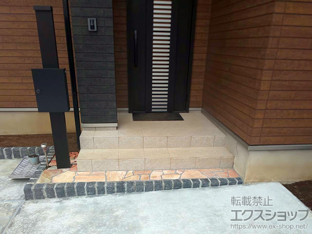 千葉県八街市のの機能門柱・ポスト シンプレオ ポストユニット 1型 施工例