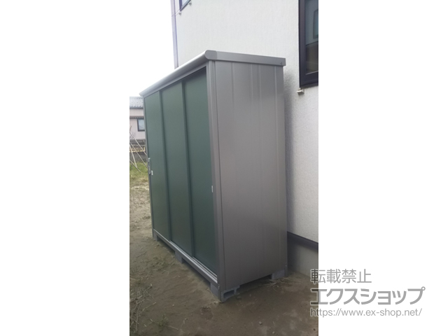 新潟県新潟市のの物置・屋外倉庫 エスモ 一般型 1950×750×1959（ESE-1907A） ESE-1907A-EG 施工例
