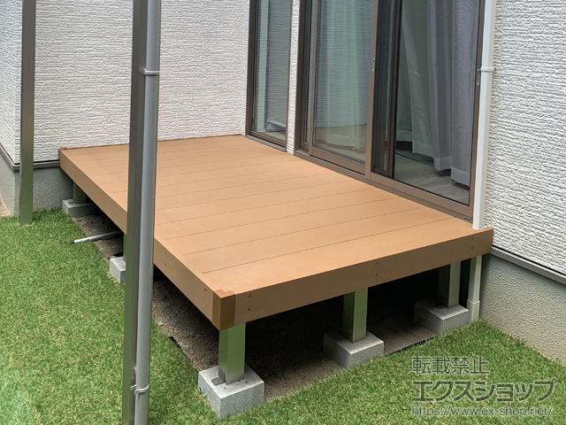 広島県福山市ののウッドデッキ マージウッドデッキ 施工例