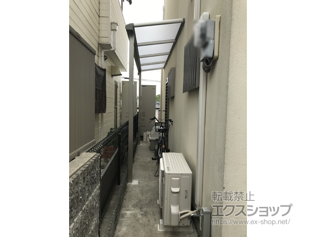 奈良県生駒郡斑鳩町ののテラス屋根 ヴェクターテラス F型 テラスタイプ 単体 積雪〜20cm対応 施工例