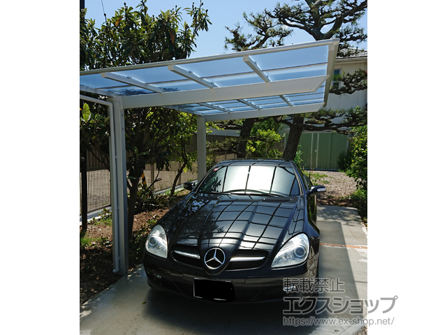 愛知県安城市ののカーポート ソリッドポート 積雪〜20cm対応 施工例