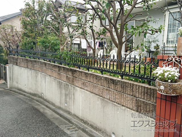 東京都町田市ののフェンス・柵 アルミ鋳物フェンス マドレー 施工例