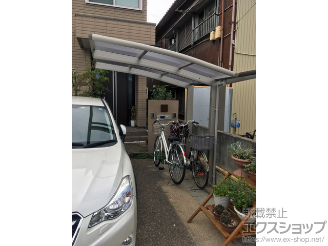 愛知県名古屋市ののサイクルポート・駐輪場 レイナポートグランミニ 積雪〜20cm対応 施工例