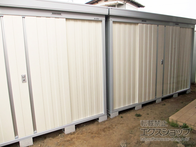 群馬県伊勢崎市のの物置・屋外倉庫 ネクスタ 一般型 3050×950×2020（NXN-29S） NXN-29S-FW 施工例