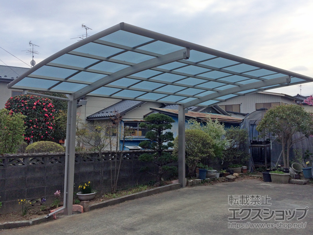 宮城県柴田郡大河原町ののカーポート レイナポートグラン　積雪〜20cm対応 施工例