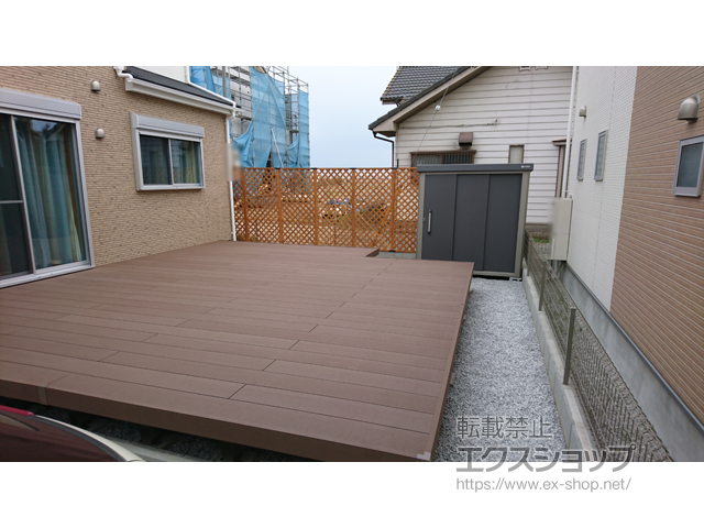 埼玉県川越市ののウッドデッキ リウッドデッキ 200 施工例