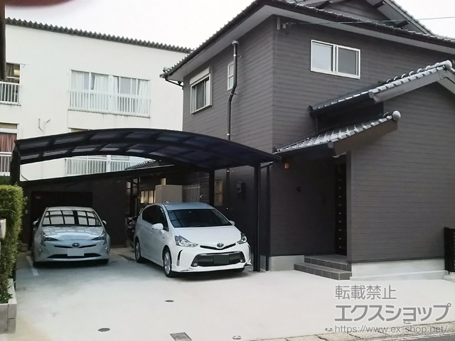 長崎県佐世保市ののカーポート レイナツインポートグラン　積雪〜20cm対応 施工例