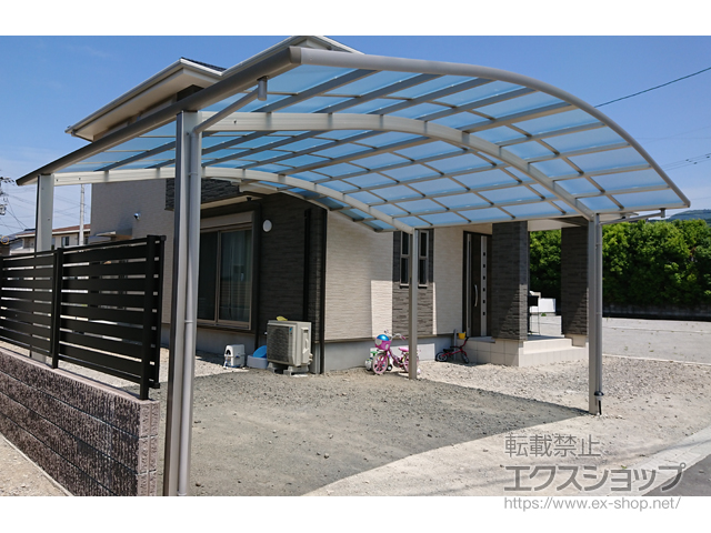 大分県日田市ののカーポート レイナツインポートグラン　積雪〜20cm対応 施工例