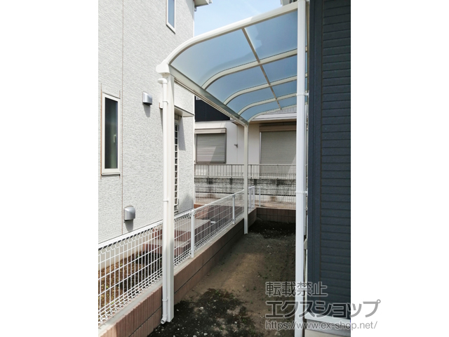 群馬県前橋市ののテラス屋根 ヴェクターテラス R型 テラスタイプ 単体 積雪〜20cm対応 施工例