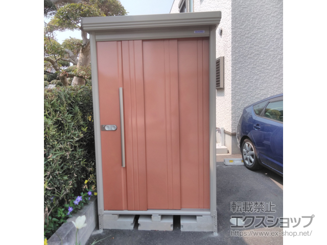 福岡県久留米市のの物置・屋外倉庫 【特注】Mr.ストックマンダンディ 一般型 結露減少型 1316×2290×2110（ND-Z1322） ND-Z1322-T 施工例