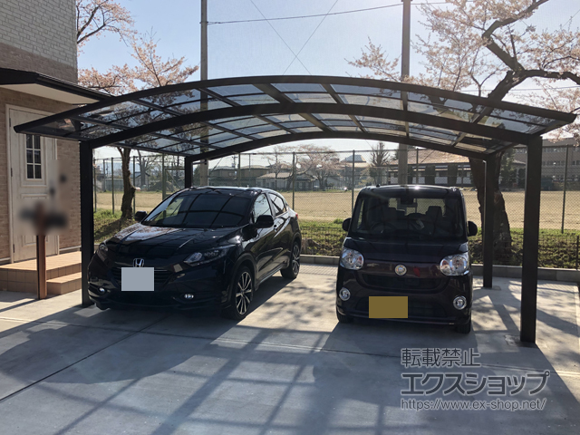 宮城県角田市ののカーポート レイナツインポートグラン　積雪〜20cm対応 施工例