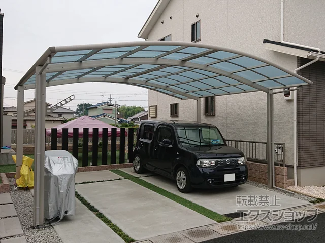 �ޗǌ����Ŏs��YKKAP�̃J�[�|�[�g ���C�i�c�C���|�[�g�O�����@�ϐ�`20cm�Ή� �{�H��