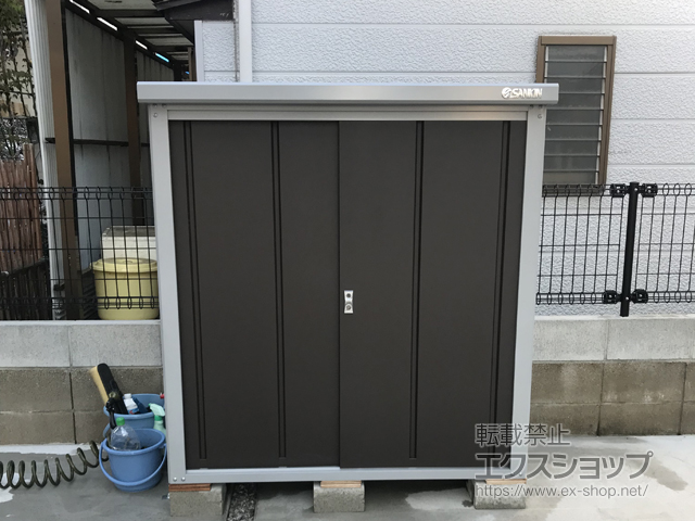 東京都八王子市のの物置・屋外倉庫 ロータス 一般型(LSmini-1307) 施工例